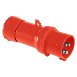 Spina mobile industriale Pratika 16A 380V 3P+T cablaggio rapido IP44 rosso