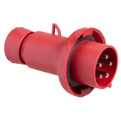 Spina industriale mobile Pratika 3P+E 16A 400V IP67 cablaggio rapido resistente urti