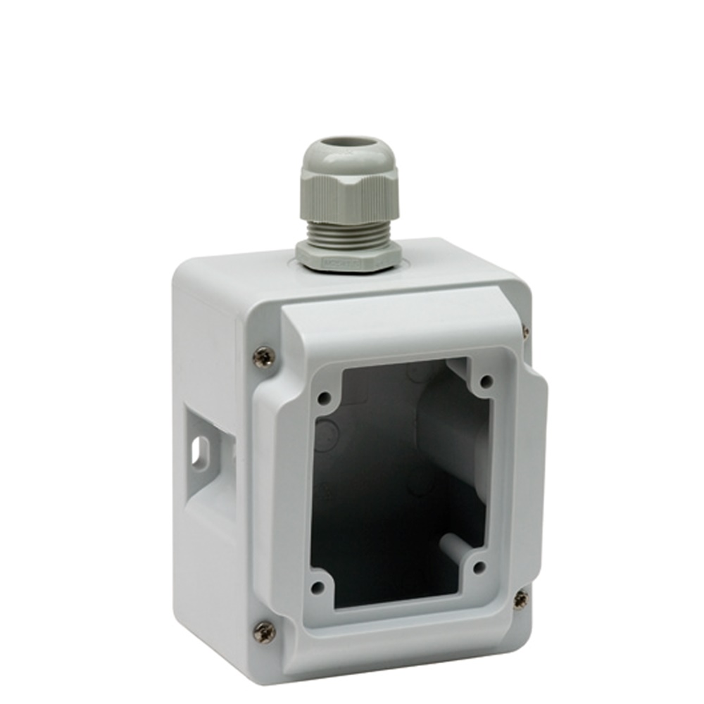 Scatola fondo prese incasso 16A 2P+T/3P+T PratiKa IP67 IK09 grigio RAL7035