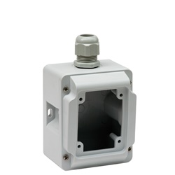 Scatola fondo prese incasso 16A 2P+T/3P+T IP67 IK09 per elettrodomestici grigio