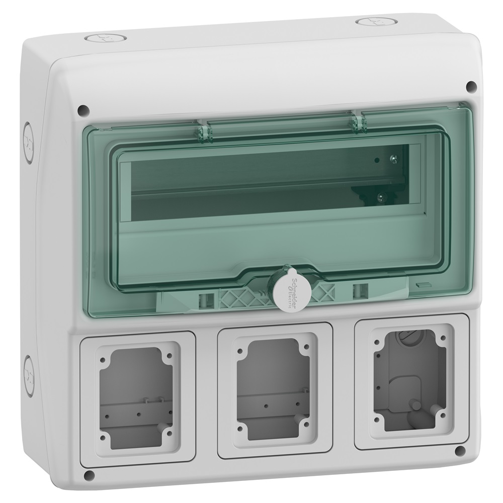 Quadro Kaedra IP65 12+1 moduli 3 prese da incasso
