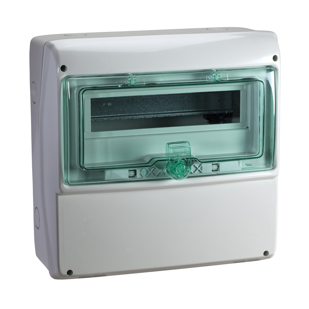 Quadro elettrico Mureva IP65 12+1 moduli con pannello universale per installazioni residenziali e industriali