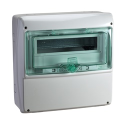 Quadro elettrico Mureva IP65 12+1 moduli con pannello universale per installazioni residenziali e industriali