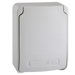 Presa da incasso bipasso 2P+T 10-16A 250V IP65 per uso domestico e quadro elettrico