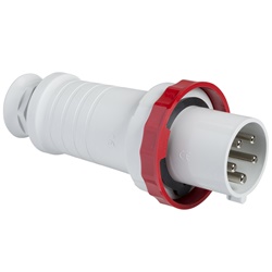Spina mobile industriale 3P+N+T 63A 380V IP67 resistente urti e fuoco per cavi 6-25 mm²