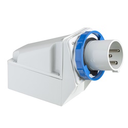 Spina fissa da parete IP67 63A 220V 2P+T alta protezione elettrica