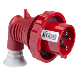 Spina mobile BT 90° IP67 32A 380V 3P+N+T