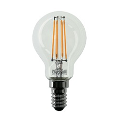 Lampadina a Sfera Zafiro Led 4W E14 2700K