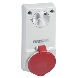 Presa da incasso interbloccata Unika IP44 32A 380V 3P+N+T