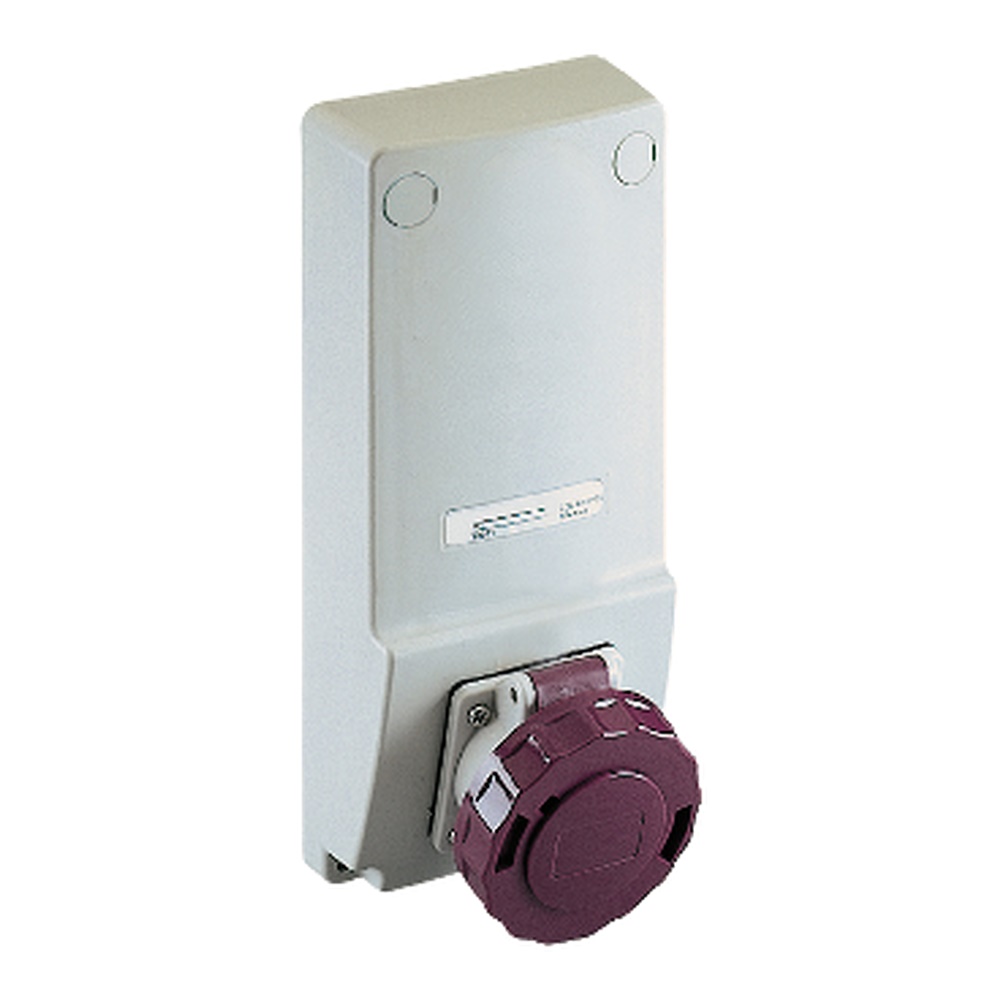 Presa da incasso Unika IP65 16A 2P con trasformatore 230/24V