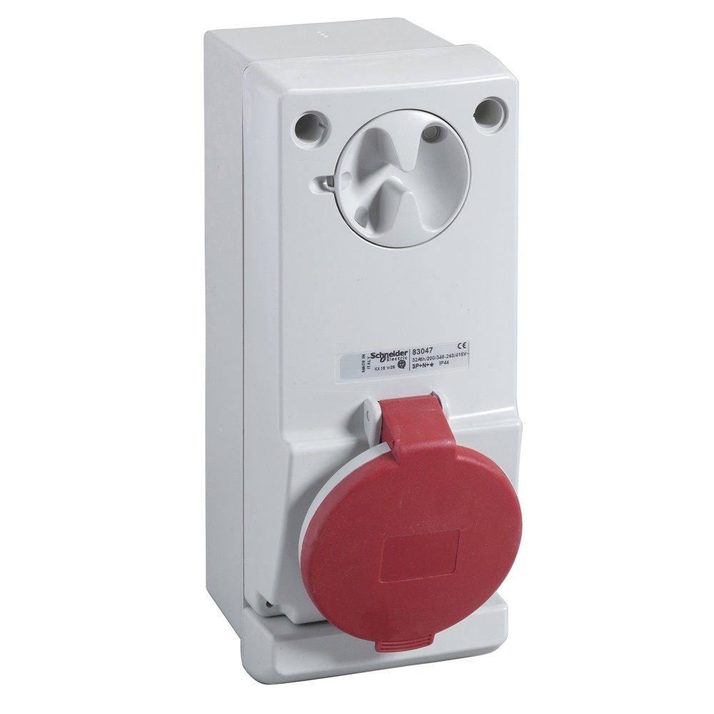 Presa da parete interbloccata Unika IP44 16A 380V 3P+N+T