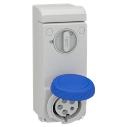 Presa da parete interbloccata Unika IP65 32A 220V 2P+T