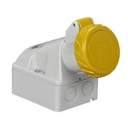 Presa fissa BT da parete IP67 16A 110V 2P+T