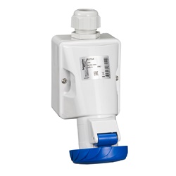 Presa fissa BT da parete IP67 16A 220V 2P+T