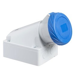Presa fissa BT da parete IP67 32A 220V 2P+T