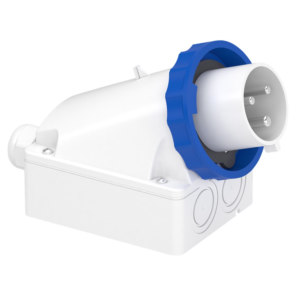 Spina fissa BT da parete IP67 32A 220V 2P+T