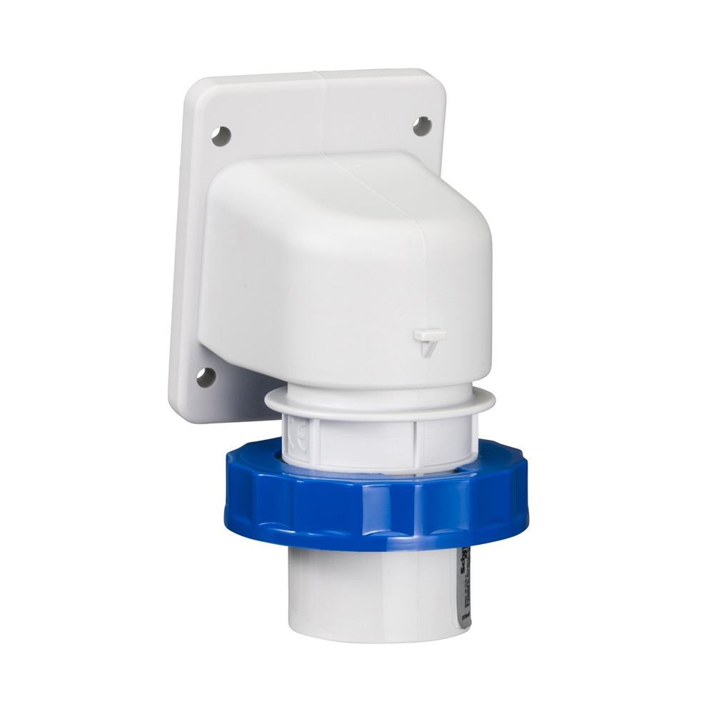 Spina fissa incasso IP67 16A 220V 2 poli + terra uso bassa tensione
