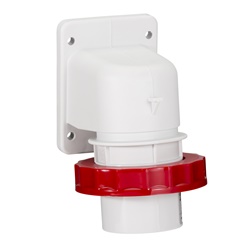 Spina fissa incasso IP67 16A 380V 3 poli + terra per bassa tensione