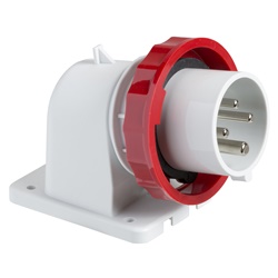 Spina fissa incasso IP67 16A 380V 3 poli neutro terra per uso industriale