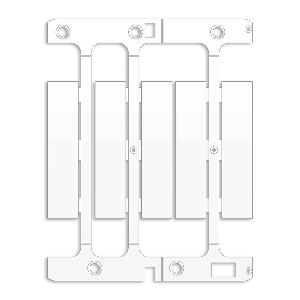 Targhetta bianca 67x15mm x75 TA6715W