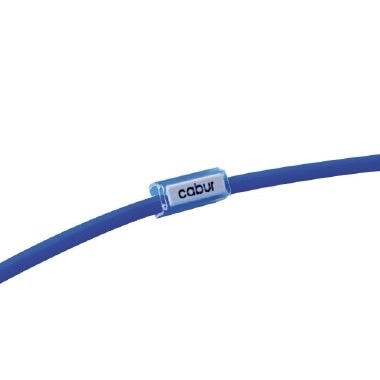 Tubetto trasparente portacartelle rigide 12x4 mm per cavi 2,5-4 mm, 3000 pezzi confezione, marcatura cavi efficiente e duratura