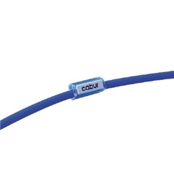 Tubetto trasparente portacartelle rigide 12x4 mm per cavi 2,5-4 mm, 3000 pezzi confezione, marcatura cavi efficiente e duratura