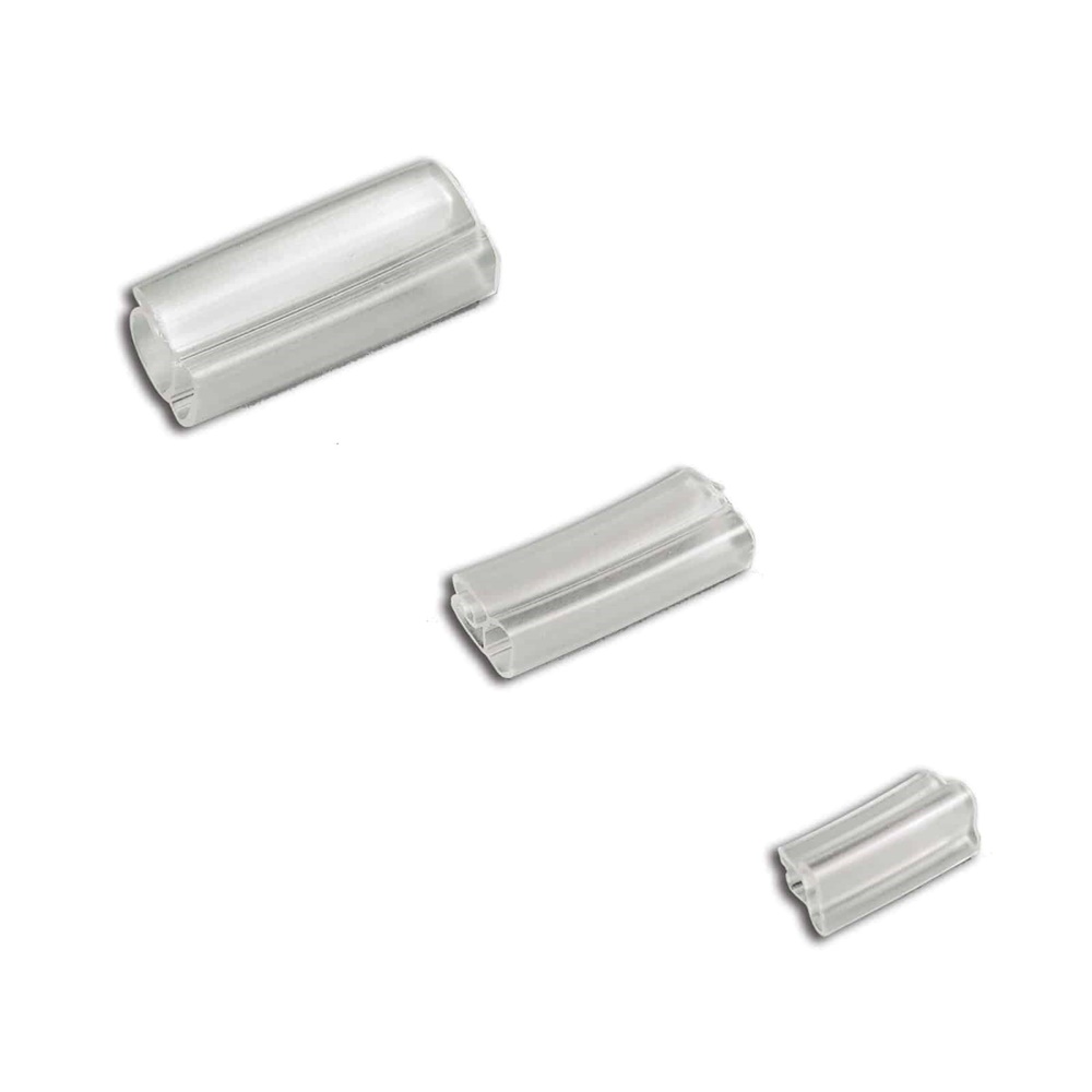 Tubetto trasparente flessibile per marcatura cavi 2,5-4 mm installazione rapida
