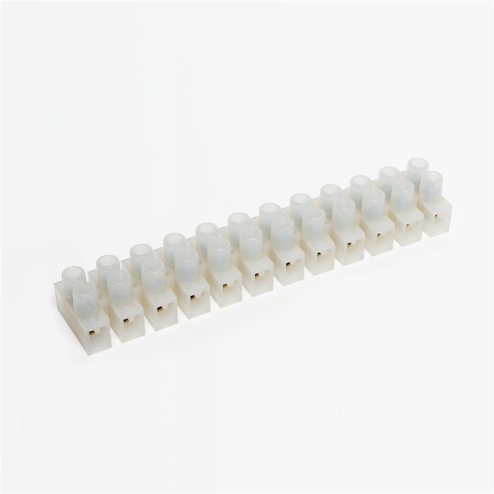 Morsettiera a vite 25mm² 12 poli per scatole di derivazione elettrica
