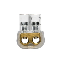 Morsetto a vite unipolare 2x6 mm² per scatole di derivazione elettriche