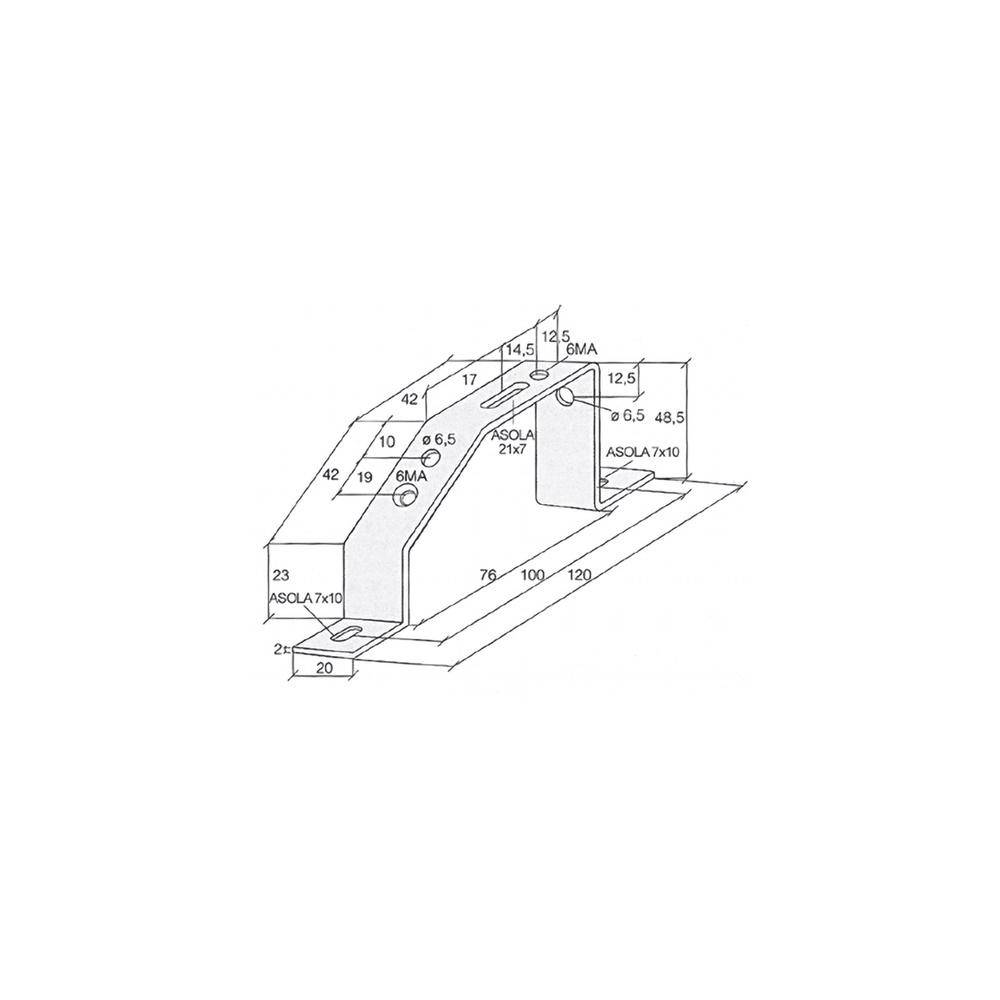 ACI121301 CAV. INCL.P.B.CU PIATTO 5