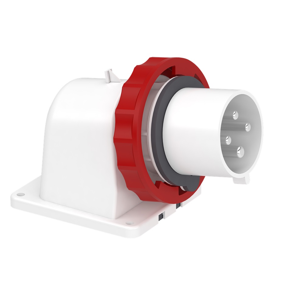 Spina fissa BT da incasso IP67 32A 380V 3P+T