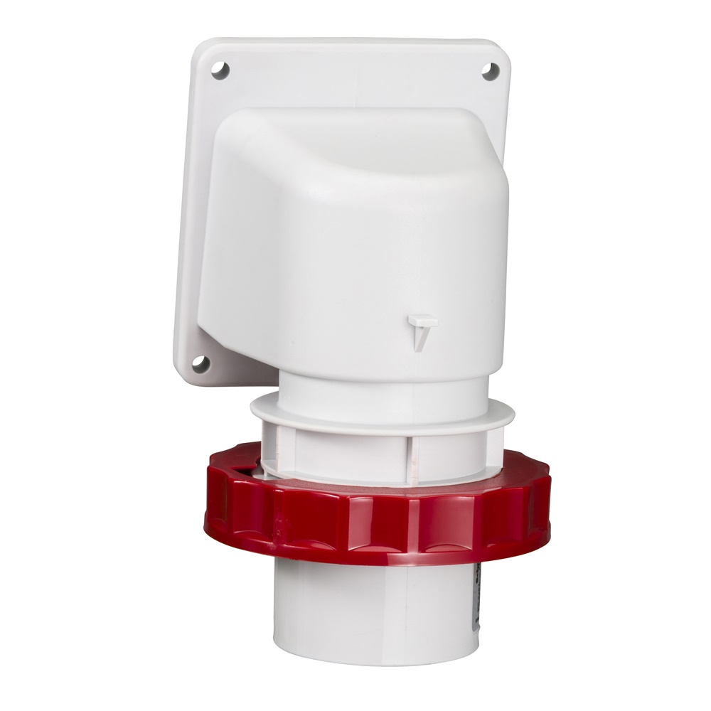 Spina fissa incasso IP67 32A 380V 3 poli + terra per bassa tensione
