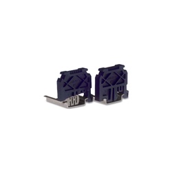Blocchetto terminale BTU fissaggio a scatto per profilati G32 e TH35, materiale isolante resistente, alta sicurezza connessioni elettriche