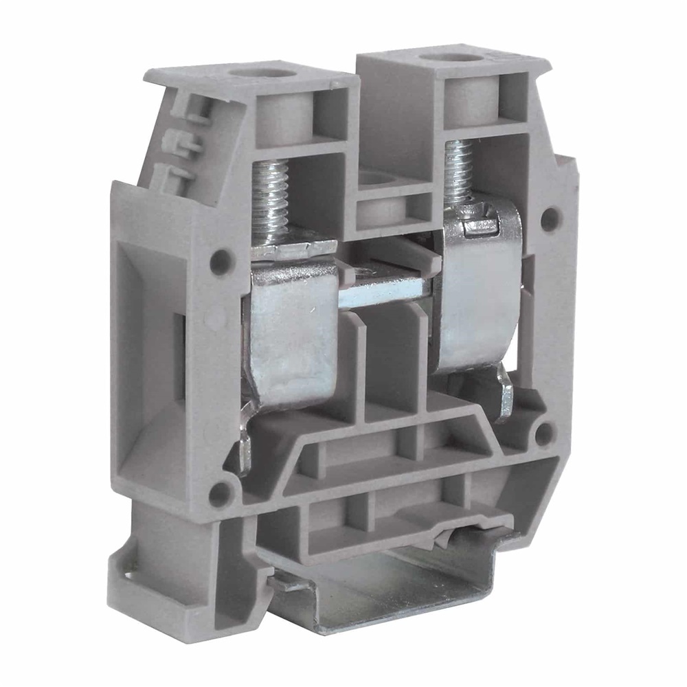 Morsetto passante a vite 35mm² colore grigio per impianti elettrici civili e industriali