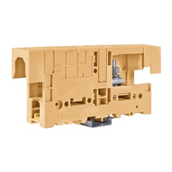 Morsetto potenza collegamento barra 95mm² guida colore beige passante