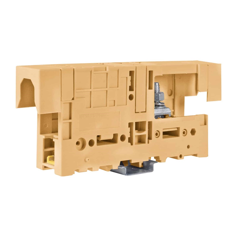 Morsetto passante GPM.150/BB collegamento barra 150mm² installazione rapida elettrico beige