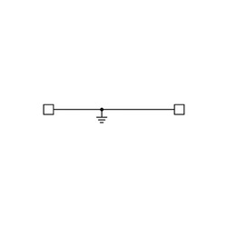 Morsetto a vite 16mm² 1-piano terra per guida DIN TH35 CBTO210