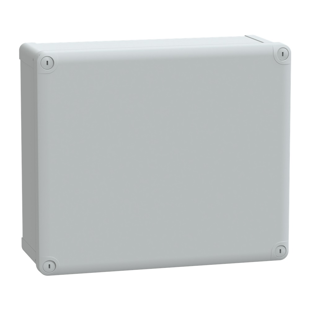 Scatola ABS IP66 IK07 RAL7035 Int.H325W275D120 Ext.H341W291D128 Coperchio opaco