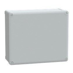 Scatola ABS IP66 IK07 RAL7035 Int.H325W275D120 Ext.H341W291D128 Coperchio opaco
