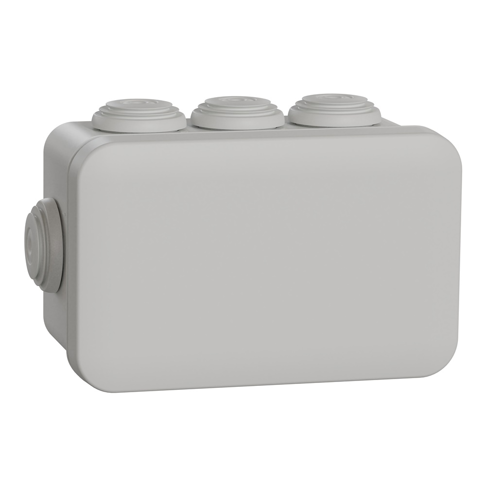 Scatola derivazione Mureva IP55 105x65x55 mm 8 entrate stagne grigio ABS per installazioni parete