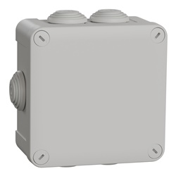Scatola derivazione IP55 Mureva Schneider Electric ABS resistente urti montaggio parete ambienti umidi polverosi