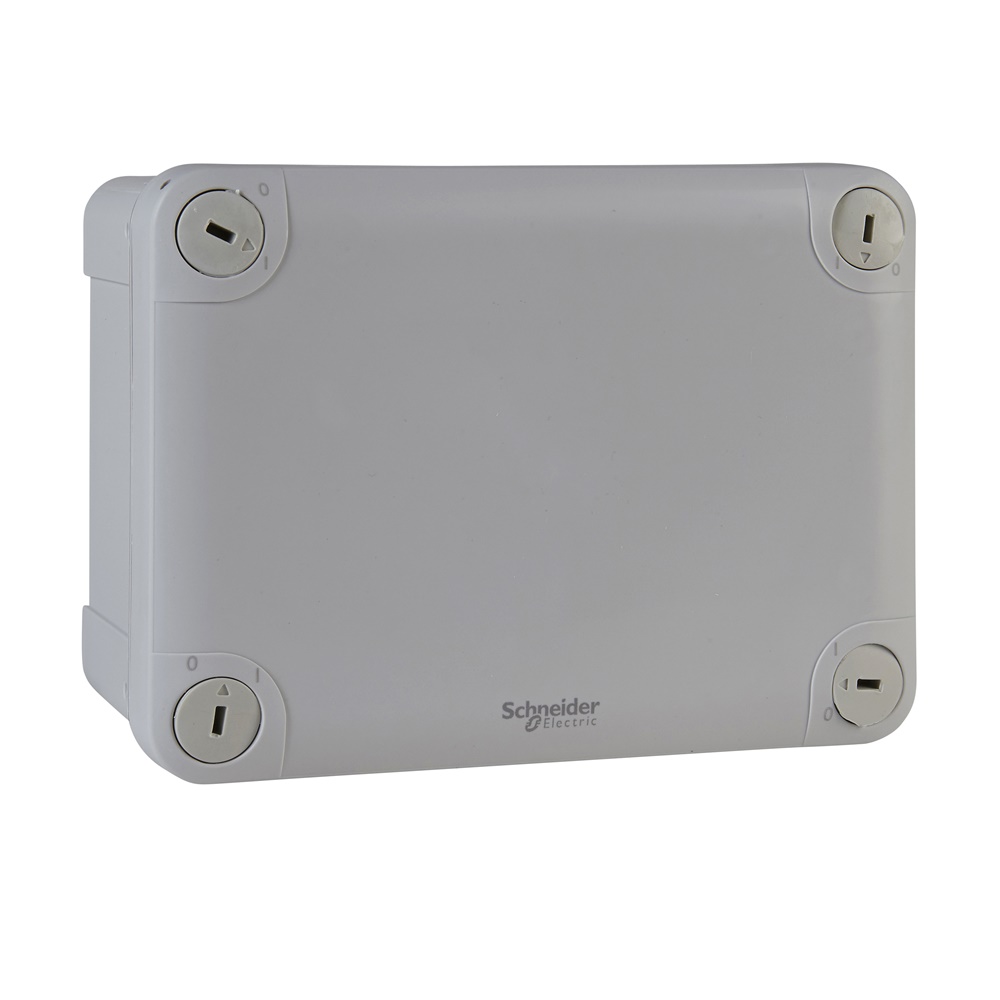Scatola derivazione Mureva IP55 150x105x80 mm lati lisci ABS grigio per ambienti umidi e polverosi
