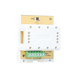Relè per usi generali, 12-24VDC-AC 10A, montaggio DIN 4 moduli