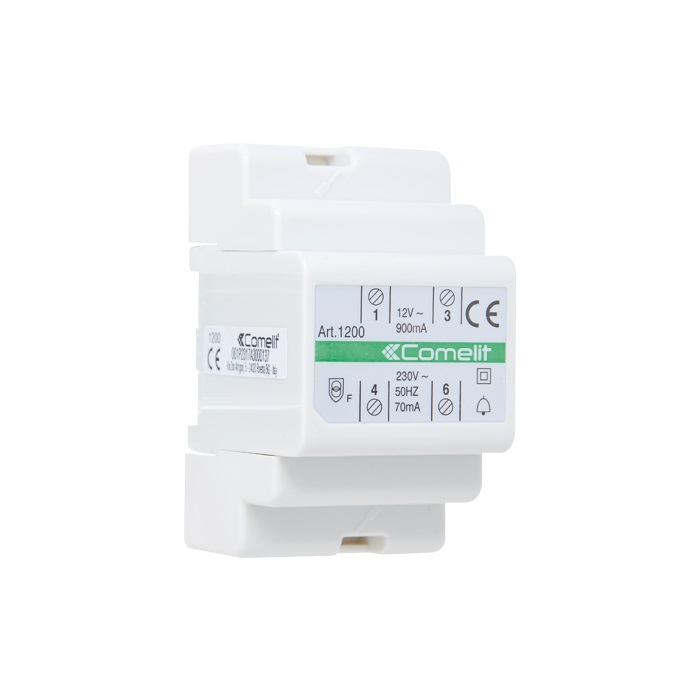 Trasformatore DIN 3 moduli 15 VA 230 V AC / 12 V AC uso continuo