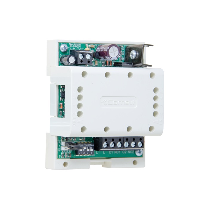Alimentatore/amplificatore per SB1, 12VAC/20VDC, estensione utenze, 4 moduli DIN