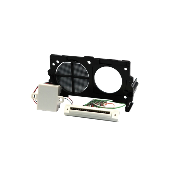 Serie Ikall - Accessorio montaggio gruppi audio su monoplacca, riduttore tensione integrato