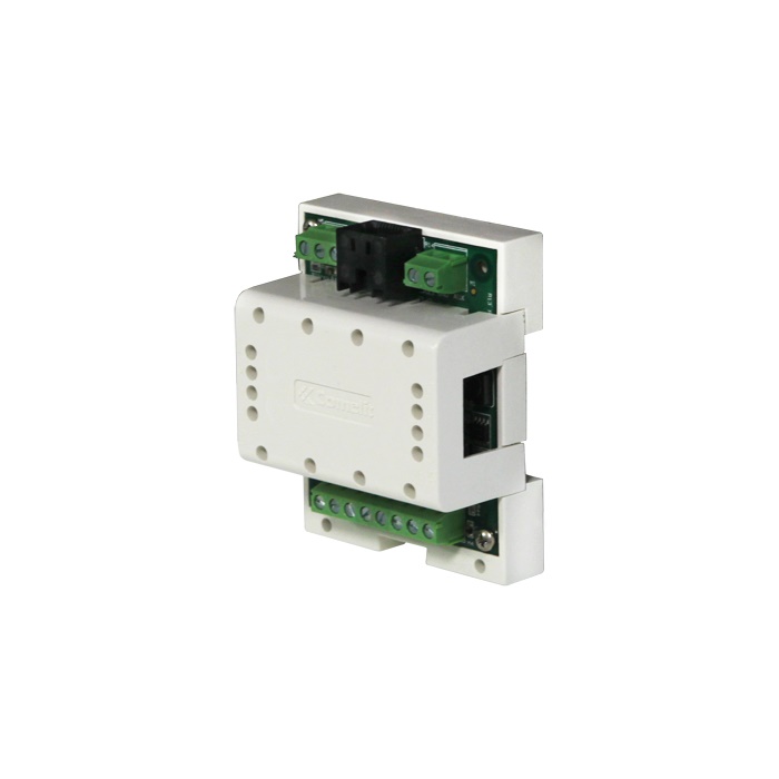 Modulo relè attuatore intelligente, sistema ViP, 12-24VAC/VDC 10A max, controllo carichi generici