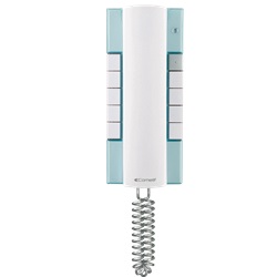 Serie Style - Citofono con chiamata elettronica, sistema ViP, 9 pulsanti configurabili, LED segnalazione, privacy