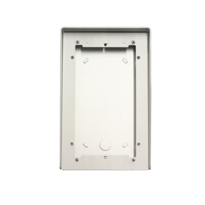Serie Ikall - Custodia antipioggia alluminio anodizzato 2 moduli, 154x242x85mm
