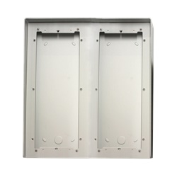 Serie Ikall - Custodia antipioggia alluminio anodizzato 6 moduli, 281x332x85mm
